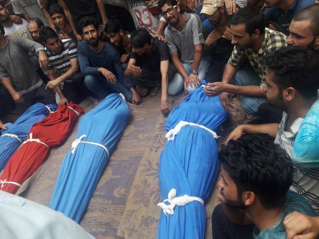 Four die in an accident in Anantnag